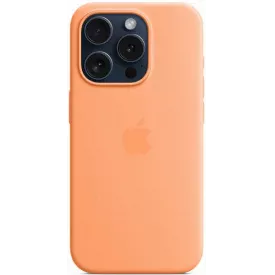 Чехол Apple iPhone 15 Pro Silicon Case, оранжевый